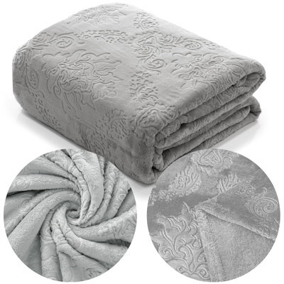 Blanket 160 x 200 Microfiber Embossed Clemente 03