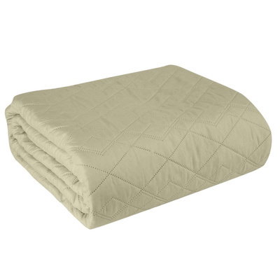 170 x 210 Quilted Decorative Bedspread Boni2 Beige