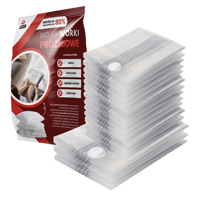 Set of Vacuum Bags for Clothes, Bedding, Textiles 15 pcs Noah
