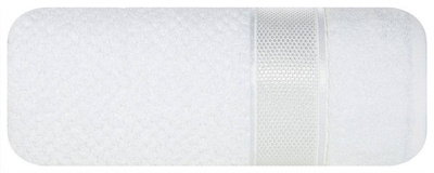 Milan Bath Towel (01) 30 x 50 White