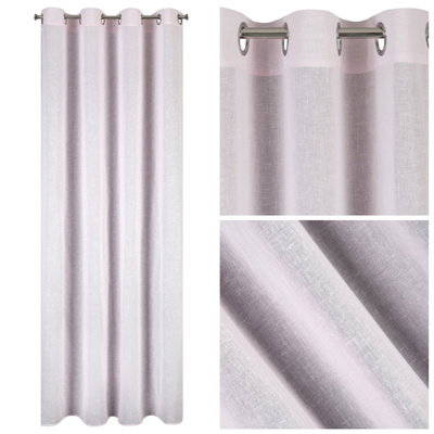 Paola Decorative Curtain 140 x 250 Pink Overcast