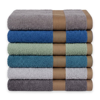 Set of 6 Towels, 70 x 140, Cotton, Narcis 19