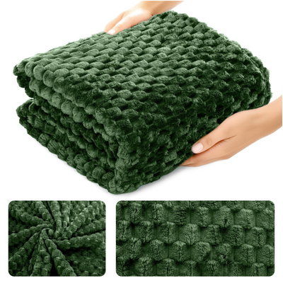 Blanket 200 x 220 Microfiber Embossed Plush Ala 3D Slice 05