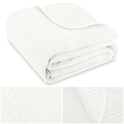 Quilt 200 x 220 Herringbone Velvet Caden 07