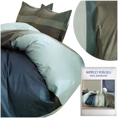 Bedding set 200 x 220 3pcs Cotton Satin no. A1803