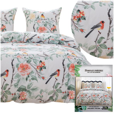 Bedding 200 x 220 3pcs Satin Maria 3052