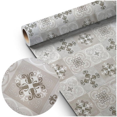 Tablecloth 140 cm Decorative by the Meter Lena 37