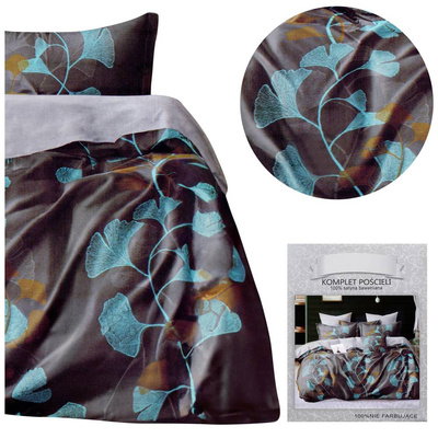 Bedding 160 x 200 3pc Satin Melita 533