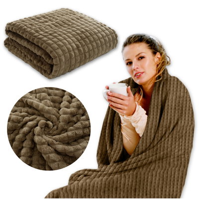 Blanket 160 x 200 Microfiber Stamped Larissa 04