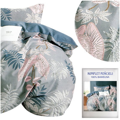 Bedding 200 x 220 3pc Satin Cotton No. A1523