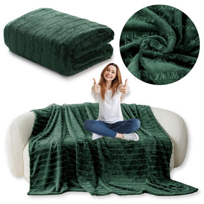 Blanket 160 x 200 Microfiber Embossed Yolanda 01