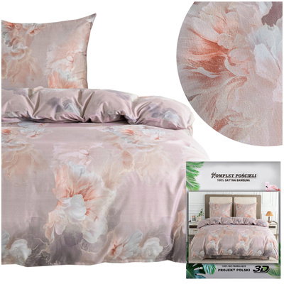 Bedding 140 x 200 2cz Satin Maria 3433