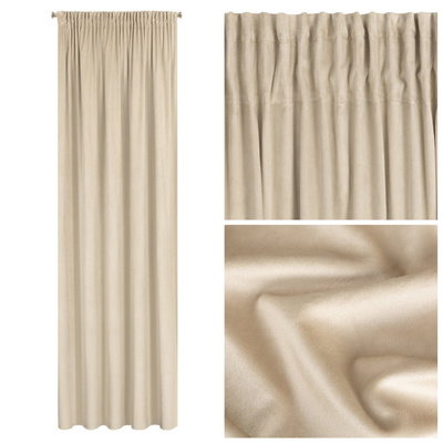 Pierre Cardini Tape Curtain 140 x 300 Cappuccino