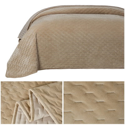 Bedspread 220 x 240 Embossed Velvet Tommaso 09