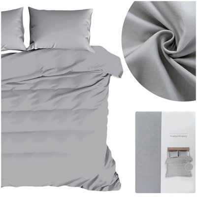 Bedding 220 x 200 3pc Satin Valeria J.Grey