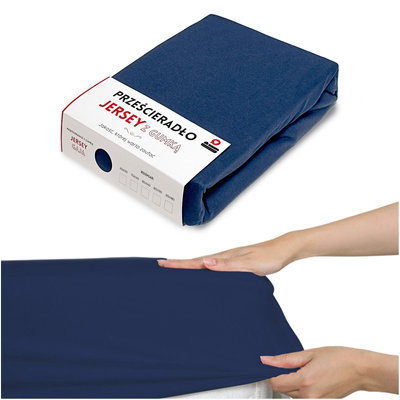 80 x 180 Jersey sheet with elastic Gaja 09