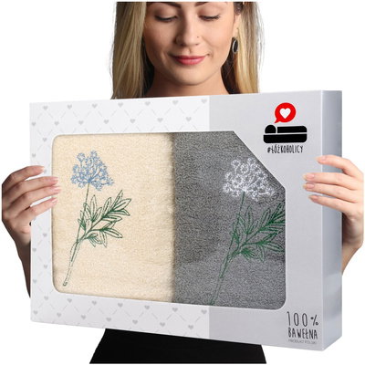 Komplet Ręczników 2szt. 50x100 Luba 04