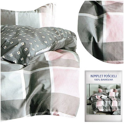 Bedding 160 x 200 3pc Satin Cotton No. A1449