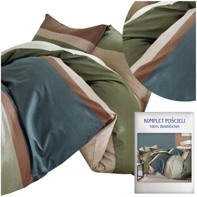 Bedding 200 x 220 3 pcs Cotton Satin no. A1802