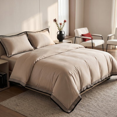 Pościel 160 x 200 4cz Jednolita z Falbaną Naomi 08
