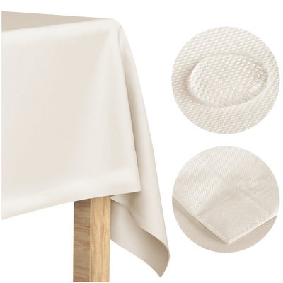 Obrus 110x160 odolný voči škvrnám klasický Elegant krémový