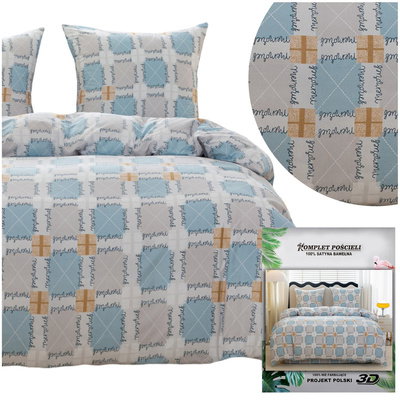 Bedding 160 x 200 3pcs Satin Maria 3045