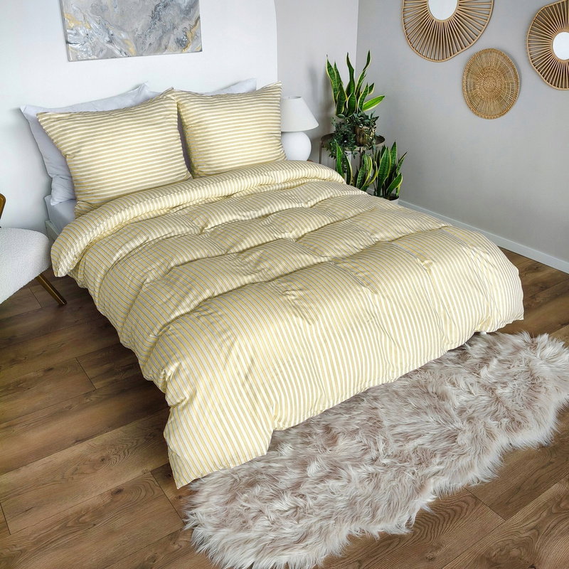 Pościel 220 x 200 3cz Mikrofibra w Pasy Eusebia Home 11