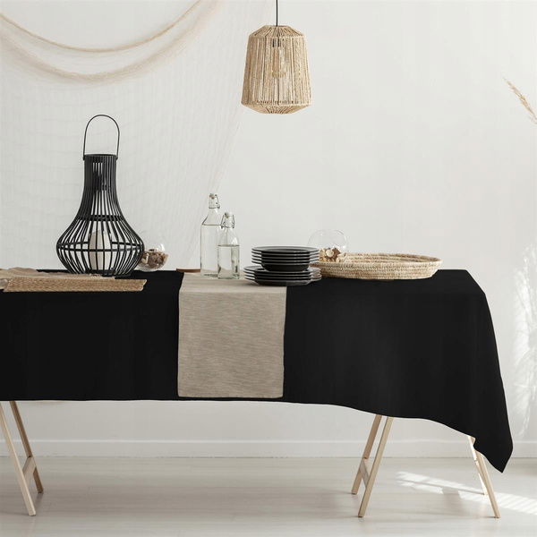 Bieżnik 60 x 120 Plamoodporny Viva Czarny
