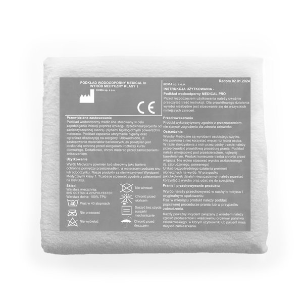 Ochraniacz na materac 70 x 140 Bawełna Marit