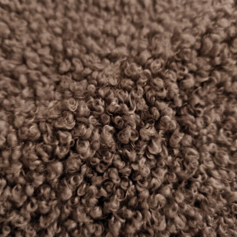Koc 160 x 200 Boucle Bukla z Lamówką Mellori 03