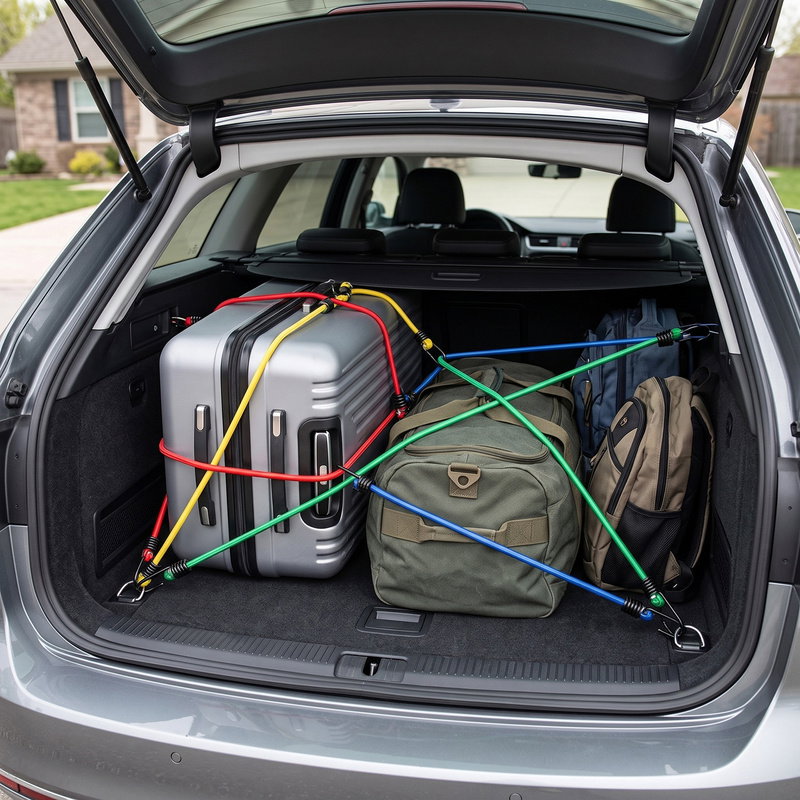 Set of Luggage Securing Rubber Transport Tenso