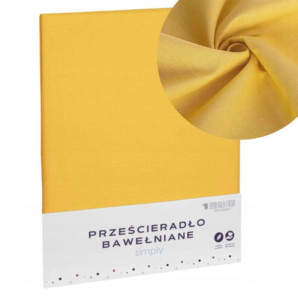Prześcieradło 200 x 220 Baw bez Gumki Simply Muszt