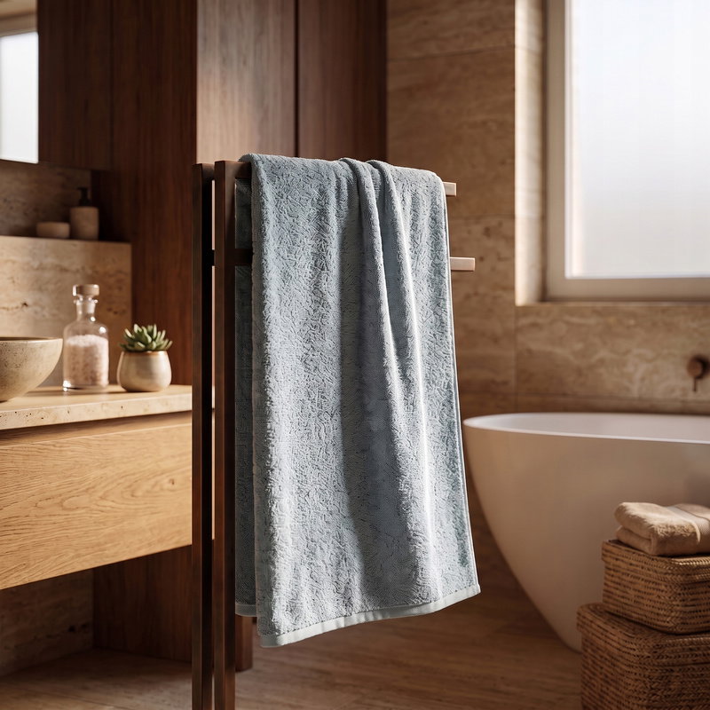 Ręcznik Otto 70 x 140 400 g/m2 Bawełniany Błękit