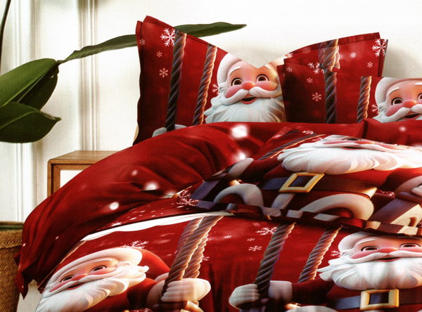Bedding set 200 x 220 3pcs Christmas Satin Dalwin 1050