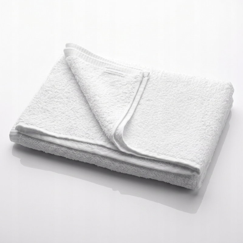 Ręcznik Hotelowy 50 x 100 Aqua 01 500 g/m2 Biały