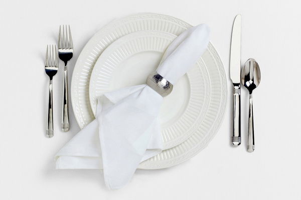 Obrus 150x300 Plamoodporny Klasyczny Elegant Biały