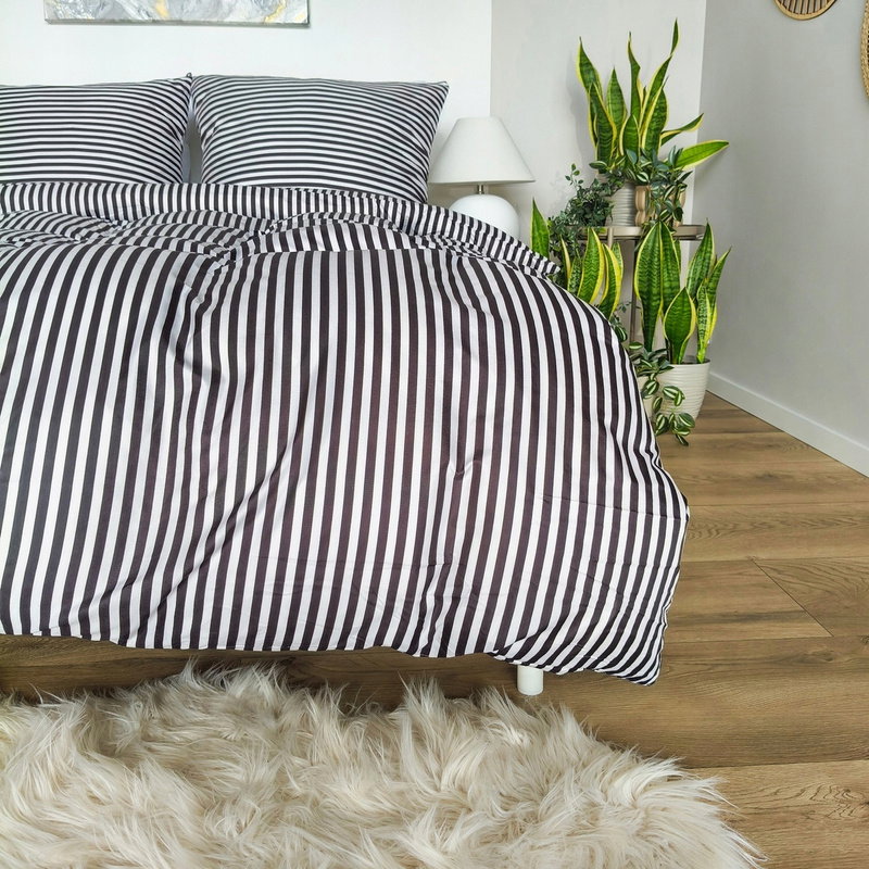 Pościel 220 x 200 3cz Mikrofibra w Pasy Eusebia Home 10
