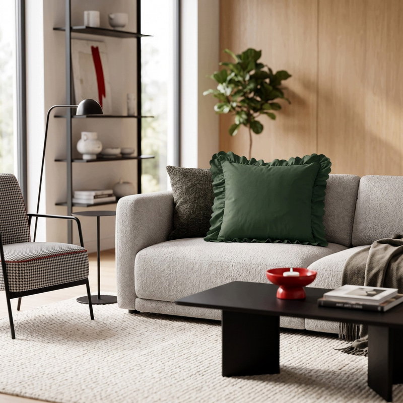 Poszewka 40 x 40 z Falbaną Luxury Jowita 05