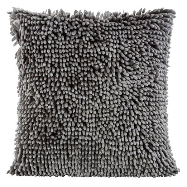 Poszewka Dekoracyjna Shaggy 2 40 x 40 Stalowy