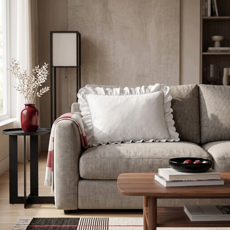 Poszewka 40 x 60 z Falbaną Luxury Jowita 08
