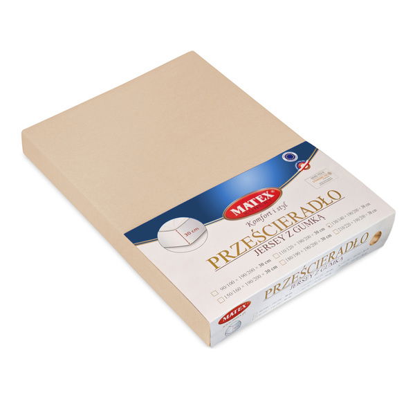 Prześcieradło 120 x 200 wys 30 z Gumką JERSEY 16