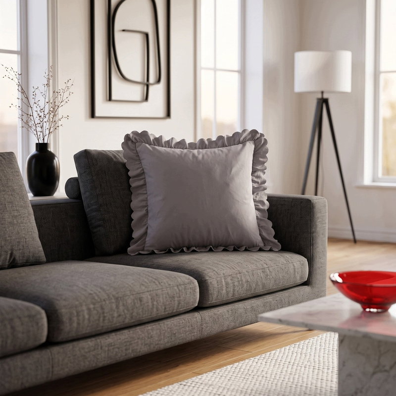 Poszewka 40 x 40 z Falbaną Luxury Jowita 06