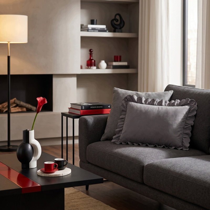 Poszewka 40 x 60 z Falbaną Luxury Jowita 06