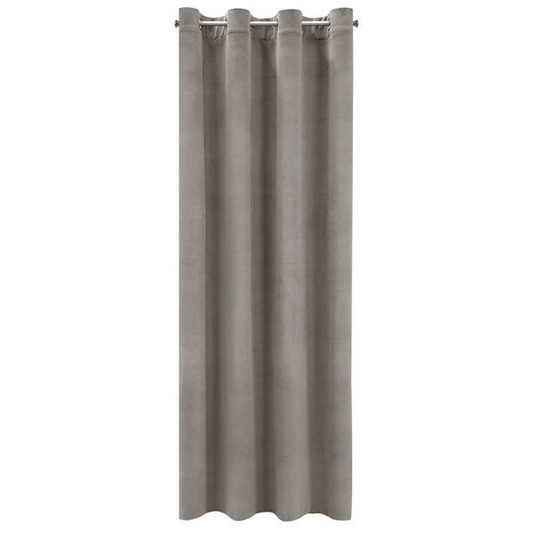 Zasłona 140 x 250 Dekoracyjna Welwet Milo Popiel