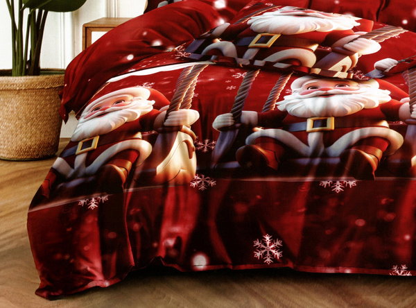 Bedding set 200 x 220 3pcs Christmas Satin Dalwin 1050