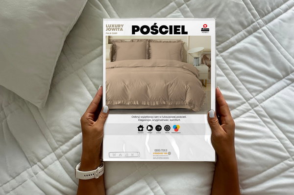 Pościel 160 x 200 4cz z Falbaną Luxury Jowita 02