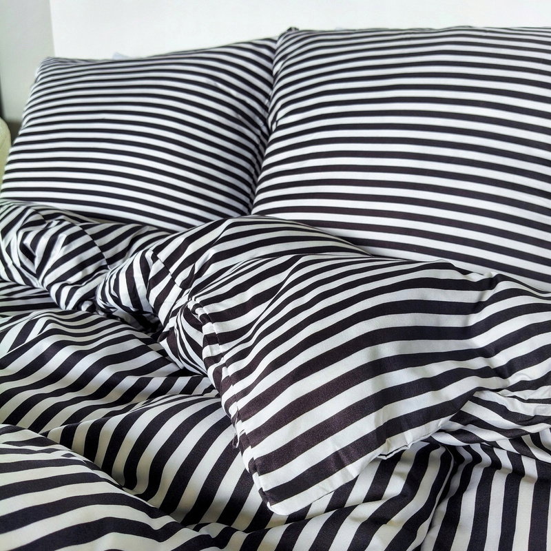 Pościel 220 x 200 3cz Mikrofibra w Pasy Eusebia Home 10