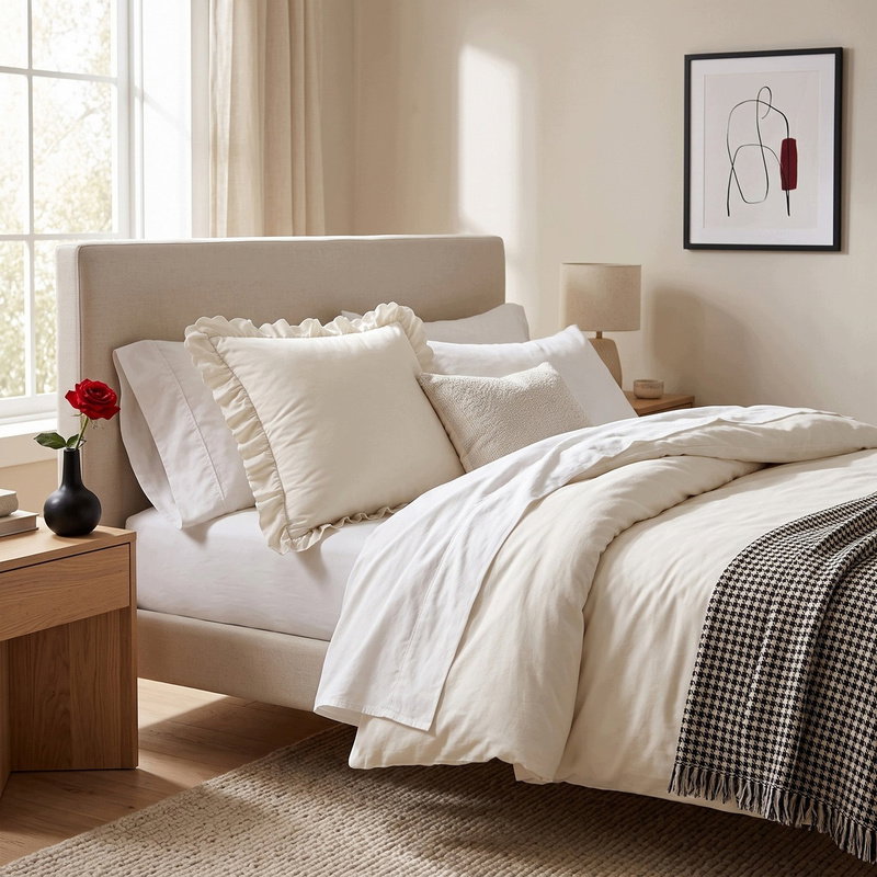 Poszewka 70 x 80 z Falbaną Luxury Jowita 04