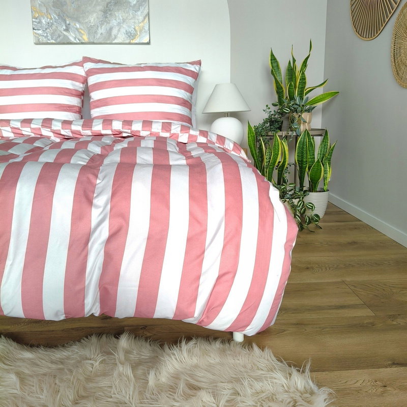 Pościel 220 x 200 3cz Mikrofibra w Pasy Eusebia Home 05
