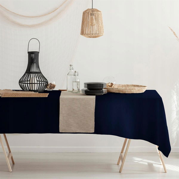 Bieżnik 40 x 140 Plamoodporny Viva Granatowy